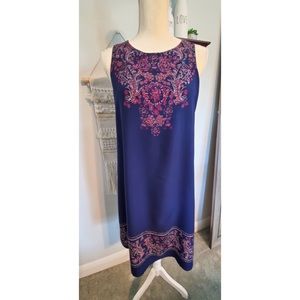Xhilaration Navy Floral Dress